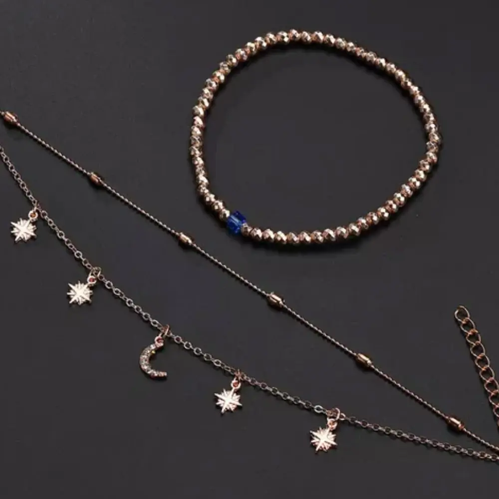 Luna Anklet — Moon & Stars Anklets 6