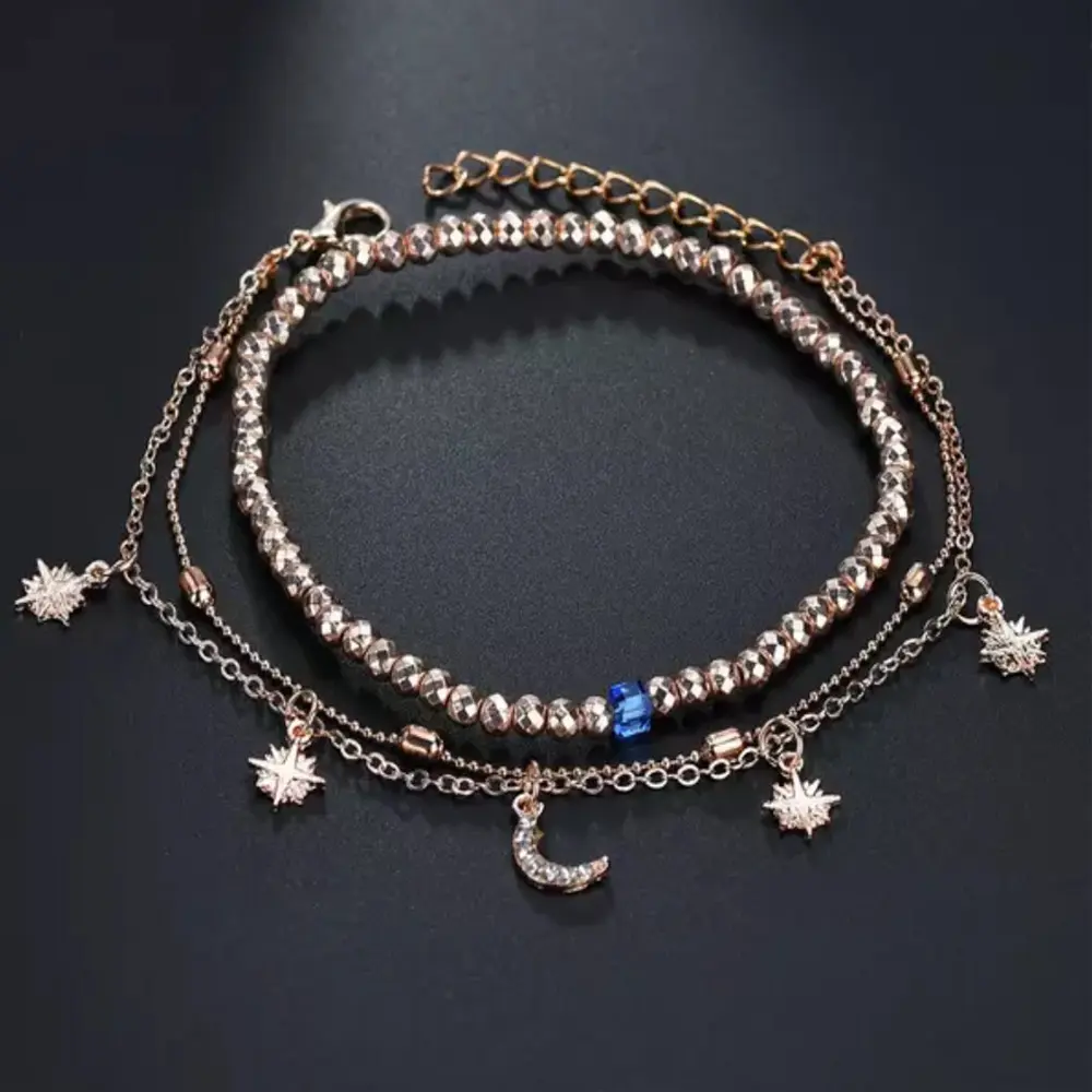 Luna Anklet — Moon & Stars Anklets 4
