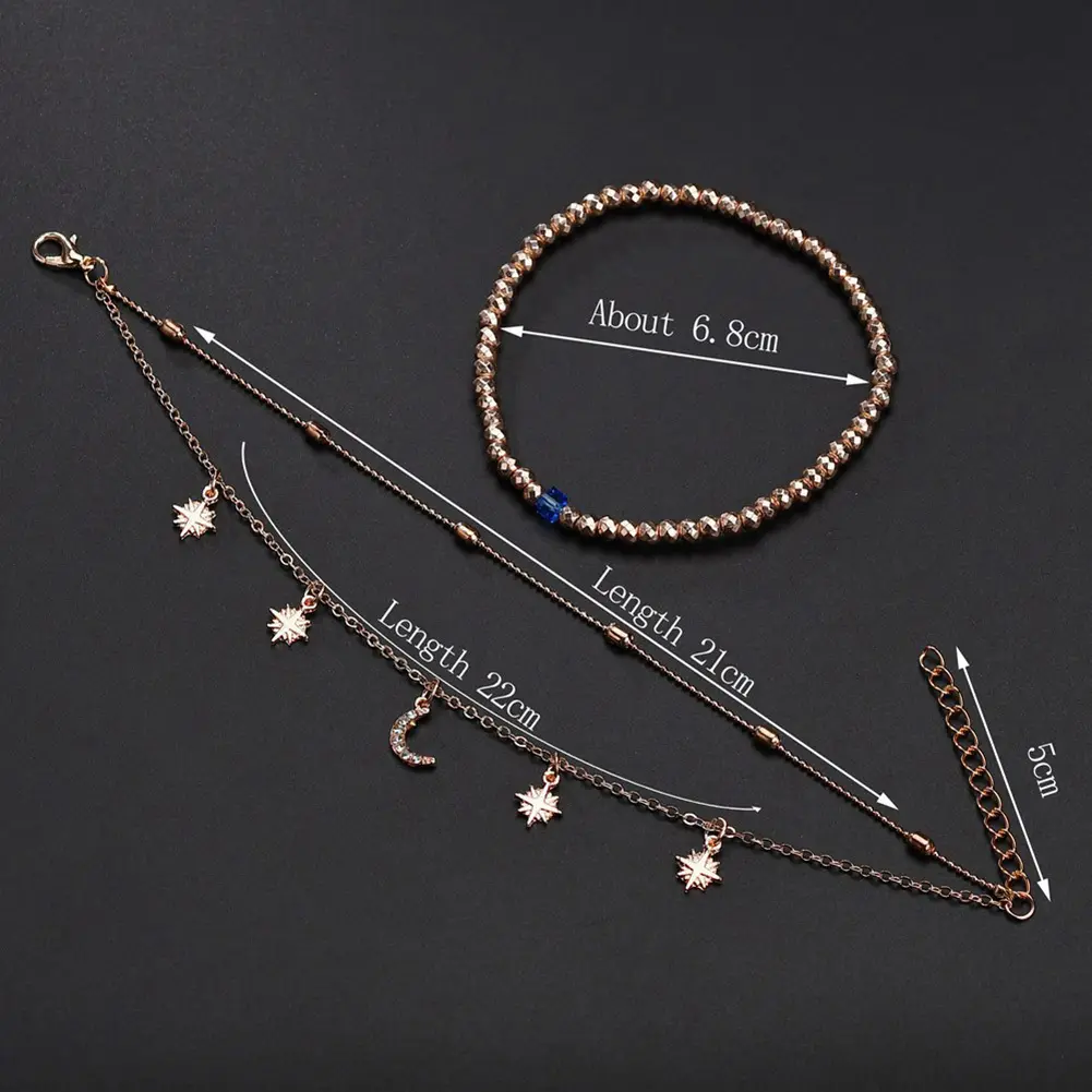 Luna Anklet — Moon & Stars Anklets 5