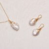 Baroque Pearl Drop Earrings Earrings 8