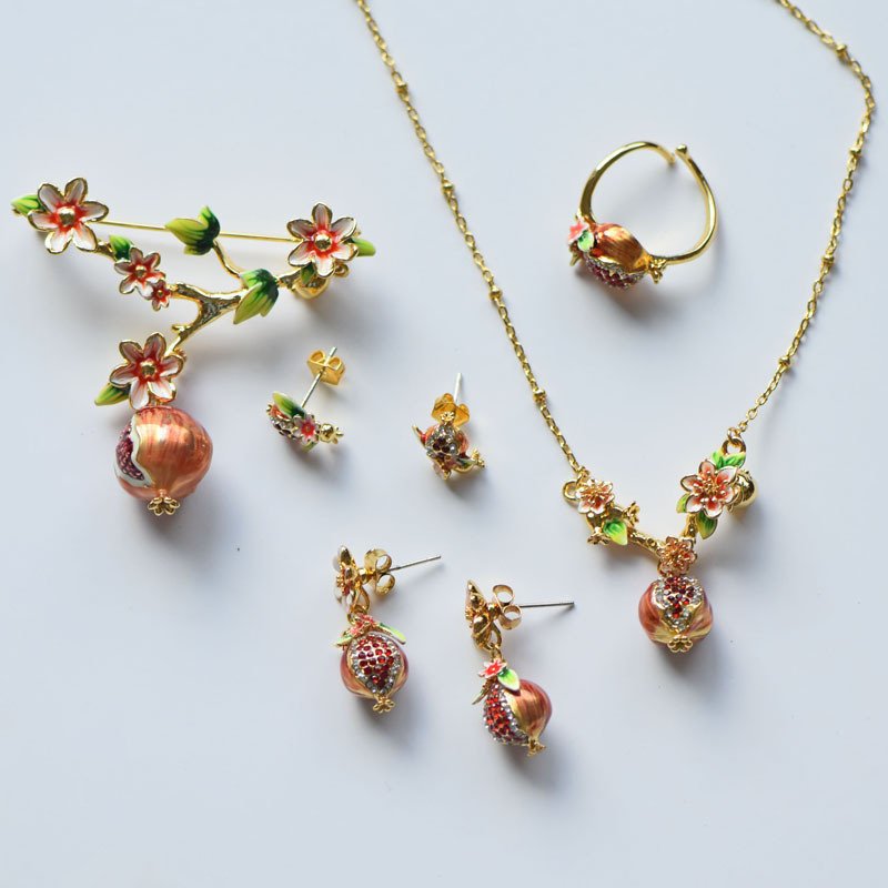 Secret Garden Set — Earrings & Ring Jewelry 3 Secret Garden Set — Earrings & Ring Jewelry 3