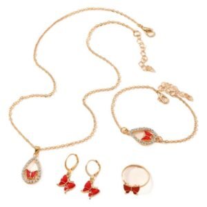 Butterfly Teardrop Jewelry Set — Necklace, Bracelet & Earrings Best Sellers Butterfly Teardrop Jewelry Set — Necklace, Bracelet & Earrings Best Sellers