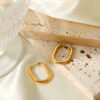 Geometric Gold Earrings Accessories 9