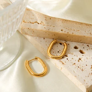 Gold Geometry — Geometric Earrings Earrings