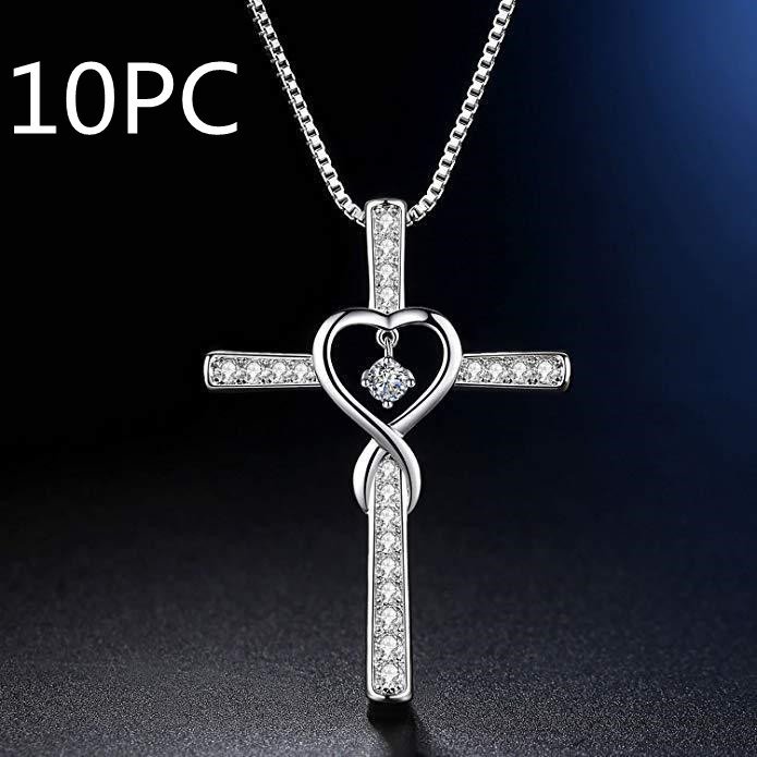 Crystal Infinity Pendant Necklace Accessories 7 Crystal Infinity Pendant Necklace Accessories 7