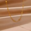 Snake Chain Minimalist Necklace Accessories 15