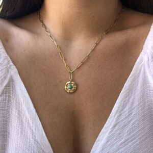 Coin Medallion Chain Necklace Jewelry Coin Medallion Chain Necklace Jewelry