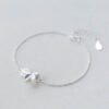 Pearl Leaf Jewelry Set — Necklace, Earrings & Bracelet Bracelets 9