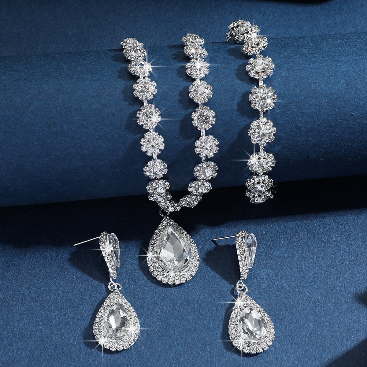 Diamond Crystal Jewelry Set Jewelry 9 Diamond Crystal Jewelry Set Jewelry 9