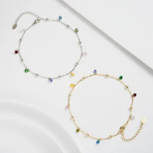 Starry Sky — Zircon Ankle Bracelet Anklets Starry Sky — Zircon Ankle Bracelet Anklets