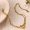 Heart Charm Anklet Anklets 11