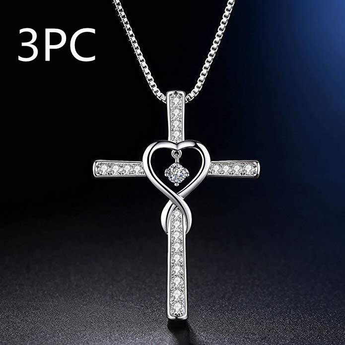 Crystal Infinity Pendant Necklace Accessories 11 Crystal Infinity Pendant Necklace Accessories 11