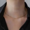 Snake Chain Minimalist Necklace Accessories 21