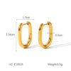 Geometric Gold Earrings Accessories 11