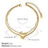 Heart Charm Anklet Anklets 12