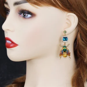 Crystal Huggie Hoop Earrings Earrings