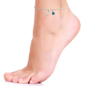 Birth Initial — Personalized Anklet Anklets Birth Initial — Personalized Anklet Anklets