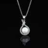 Floating Pearl Pendant Necklace Accessories 11