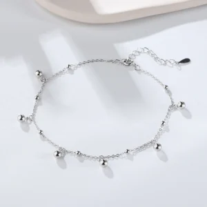 Nacre Pearls — Pearl Ankle Bracelet Anklets Nacre Pearls — Pearl Ankle Bracelet Anklets