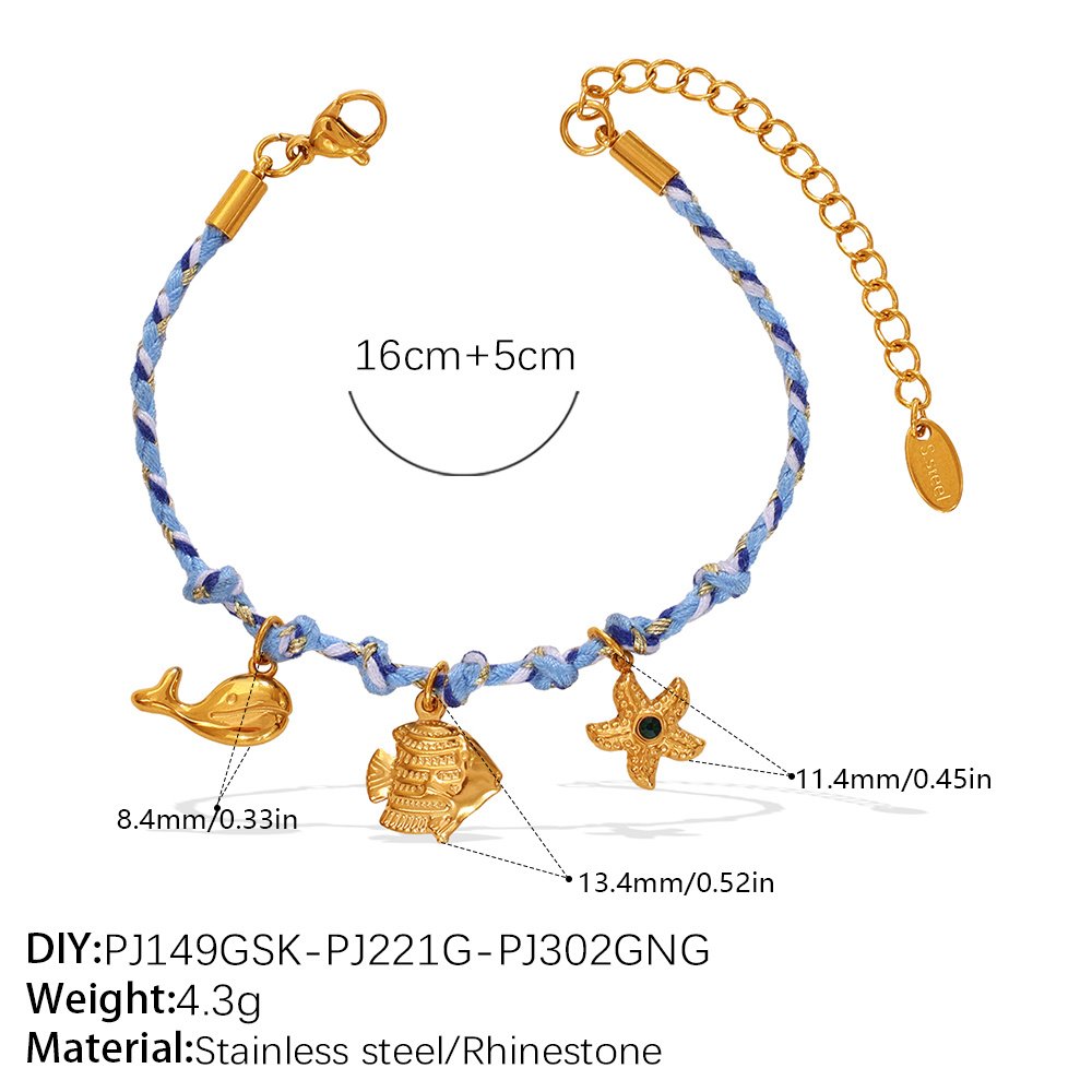 Ocean Starfish Dolphin Jewelry Set Accessories 8 Ocean Starfish Dolphin Jewelry Set Accessories 8