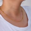 Snake Chain Minimalist Necklace Accessories 14