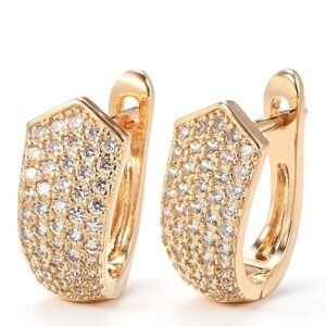 Crystal Zircon Stud Earrings Accessories
