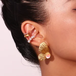 Crystal Halo Hoop Earrings Earrings