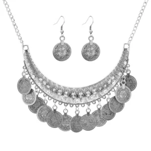 Gold Coin Set — Necklace & Earrings Jewelry Gold Coin Set — Necklace & Earrings Jewelry