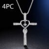 Crystal Infinity Pendant Necklace Accessories 18 Crystal Infinity Pendant Necklace Accessories 18