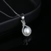 Floating Pearl Pendant Necklace Accessories 10