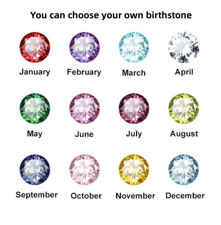 Birthstone Letter Anklet Accessories 9 Birthstone Letter Anklet Accessories 9