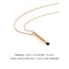 Breathing Necklace – Stainless Steel Tube Pendant, Rose Gold or Black Jewelry 10 Breathing Necklace – Stainless Steel Tube Pendant, Rose Gold or Black Jewelry 10