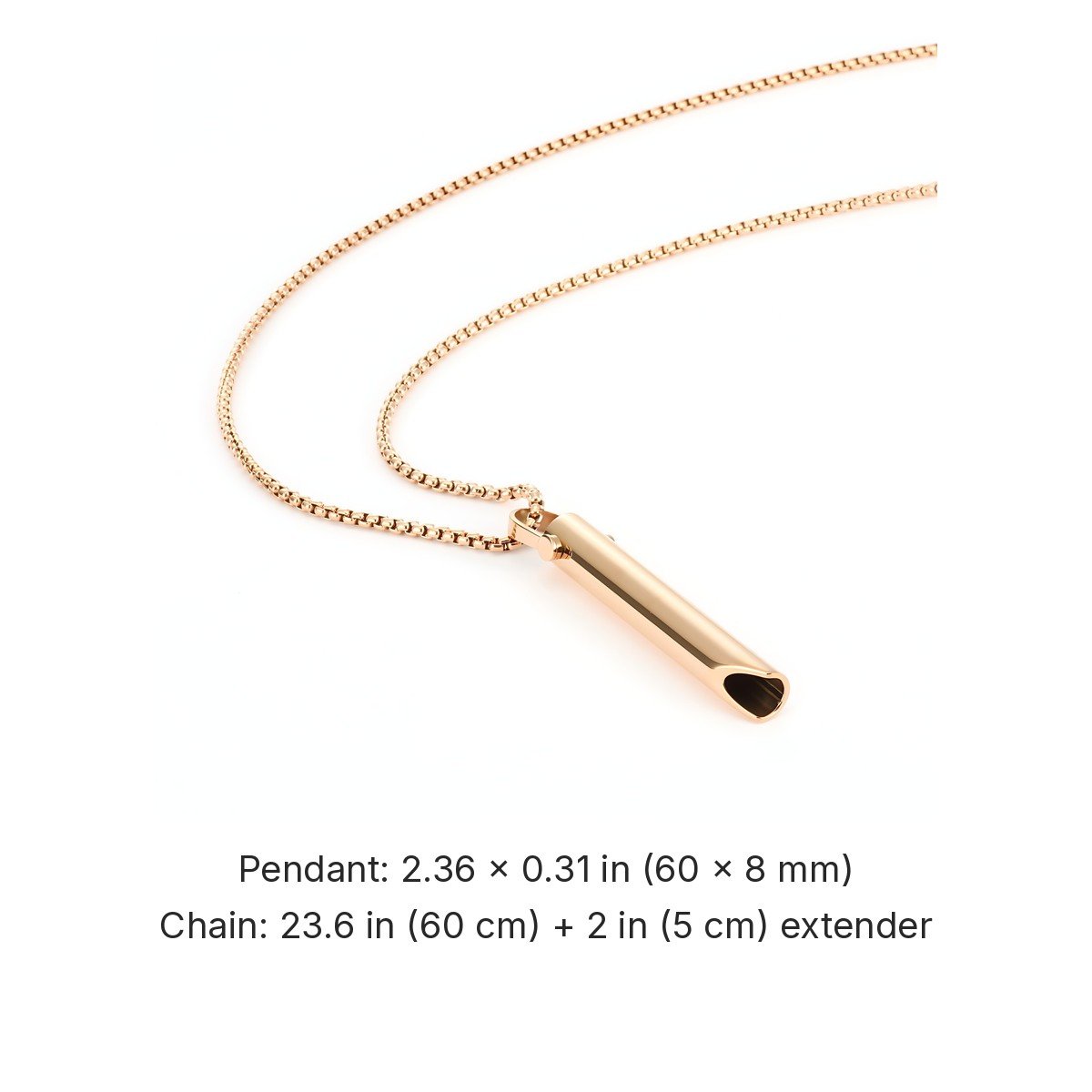 Breathing Necklace – Stainless Steel Tube Pendant, Rose Gold or Black Jewelry 6 Breathing Necklace – Stainless Steel Tube Pendant, Rose Gold or Black Jewelry 6