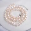 Freshwater Pearl Necklace – 8–9 mm White Pearl Strand, 16 or 18 in Jewelry 9