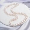 Freshwater Pearl Necklace – 8–9 mm White Pearl Strand, 16 or 18 in Jewelry 8