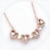 Magnetic Heart Clover Necklace – Convertible Four-Heart Pendant New Arrivals 9