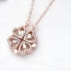 Magnetic Heart Clover Necklace – Convertible Four-Heart Pendant New Arrivals 7