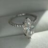 Marquise Moissanite Ring – 4 Carat, Sterling Silver, Pavé Band New Arrivals 9 Marquise Moissanite Ring – 4 Carat, Sterling Silver, Pavé Band New Arrivals 9