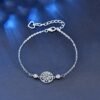 Moissanite Bracelet Sterling Silver – Dreamcatcher Medallion, 0.5 Carat Bracelets 10 Moissanite Bracelet Sterling Silver – Dreamcatcher Medallion, 0.5 Carat Bracelets 10