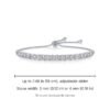 Moissanite Tennis Bracelet – 925 Sterling Silver, Adjustable Gift Set New Arrivals 11