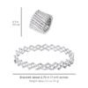Stretch Ring Bracelet – 2-in-1 Crystal Ring That Turns Into a Bangle New Arrivals 11