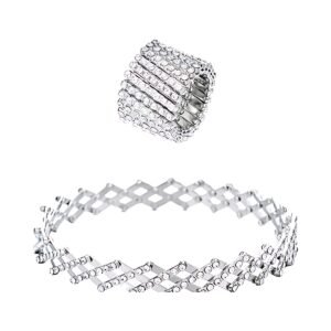 Stretch Ring Bracelet – 2-in-1 Crystal Ring That Turns Into a Bangle New Arrivals Stretch Ring Bracelet – 2-in-1 Crystal Ring That Turns Into a Bangle New Arrivals